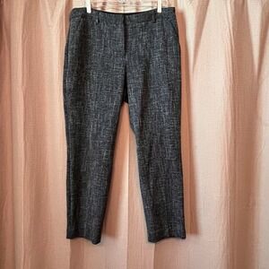 Express Tweed Columnist Ankle Pants Academia Classic Career Preppy Size 14